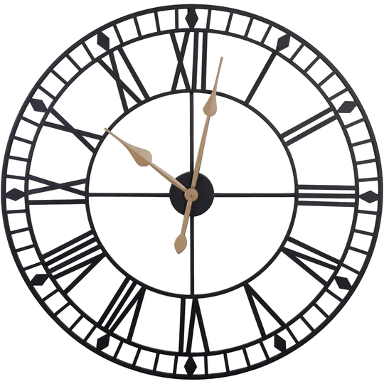 Oversized Hovey 80cm Silent Wall Clock