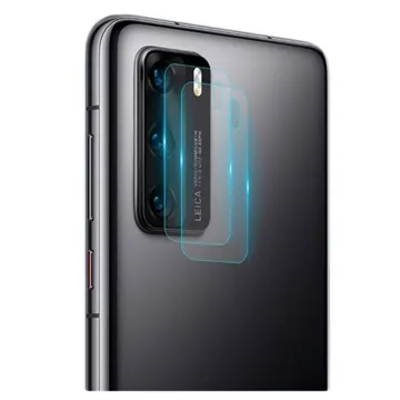 Huawei P40 Hat Prince Camera Lens Tempered Glass Protector - 2 Pcs.