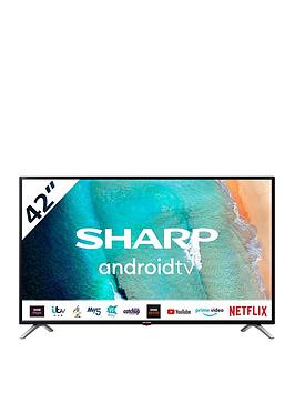 Sharp 42Ci3K 42 Inch, Full Hd, Android Led Tv With Google Assistant And Integrated Chromecast - Black
