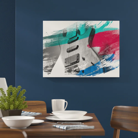 'Electric Guitar' Graphic Art Print Poster