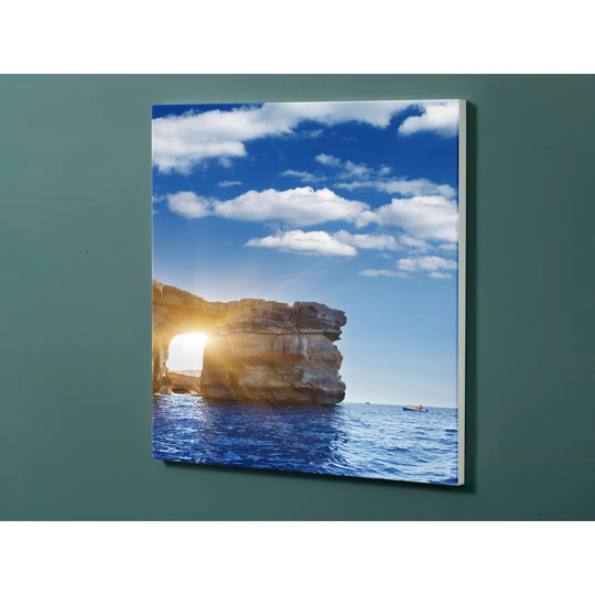Notiz Motive Stone Coast Magnetic Wall Mounted Cork Board