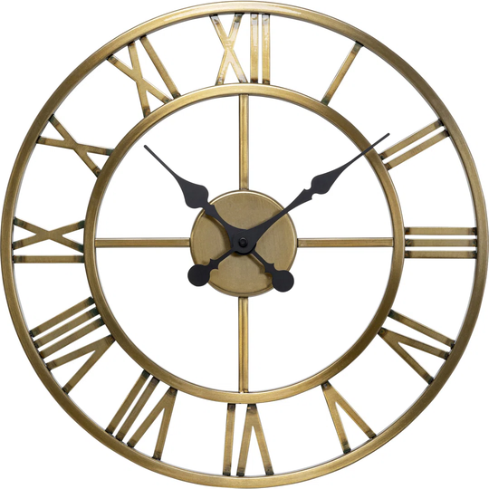 Roman Brass 41cm Wall Clock