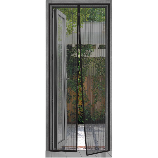 Quest Bug Stop Door Insect Screen - Black