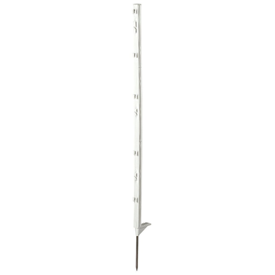 (20 Pcs) Ivisons White Electric Fencing Poly Posts 3 ft