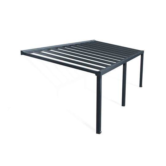 Palram - Canopia Canopia by Palram Stockholm Patio Cover 3.4 X 8.1 Clear - Grey