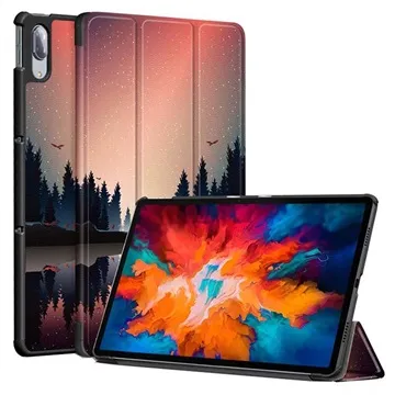 Tri-Fold Series Lenovo Tab P11 Pro Smart Folio Case - Nature