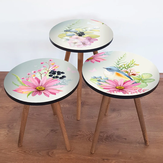 Leeann 3 Piece Nest of Tables