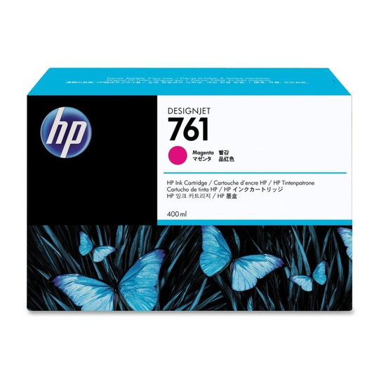 HP 761 Magenta Original Ink Cartridge - Standard Yield 400ml - CM993A