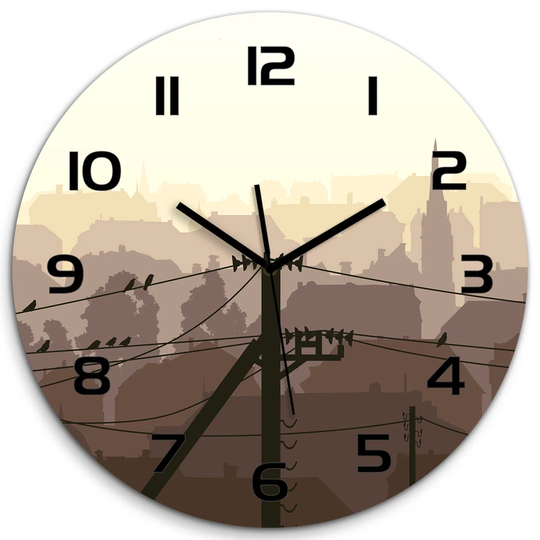 Johnekins 60cm Silent Wall Clock