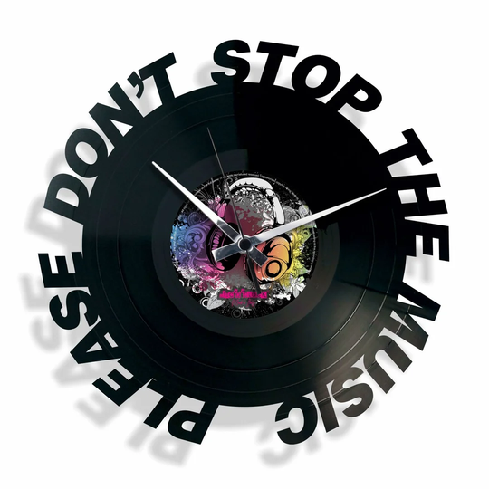 PDSTM Rihanna Inspired Vinyl 30cm Silent Wall Clock