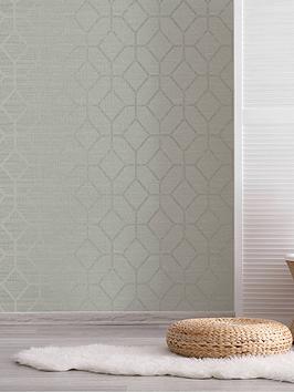 Boutique Asscher Geo Sage Wallpaper