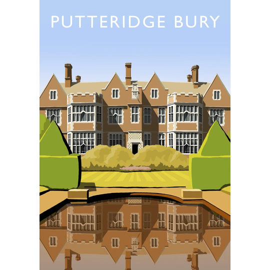 Putteridge Bury by Richard O'Neil - Graphic Art Print on Paper