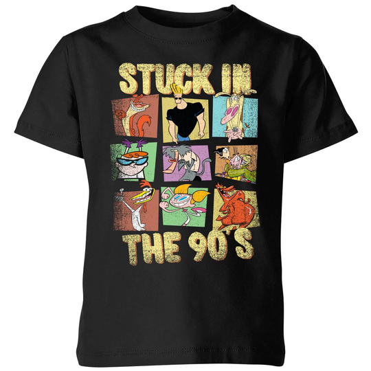 Cartoon Network Stuck In The 90s Kids' T-Shirt - Black - 3-4 Years - Black