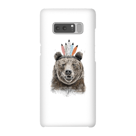 Balazs Solti Native Bear Phone Case for iPhone and Android - Samsung Note 8 - Snap Case - Matte