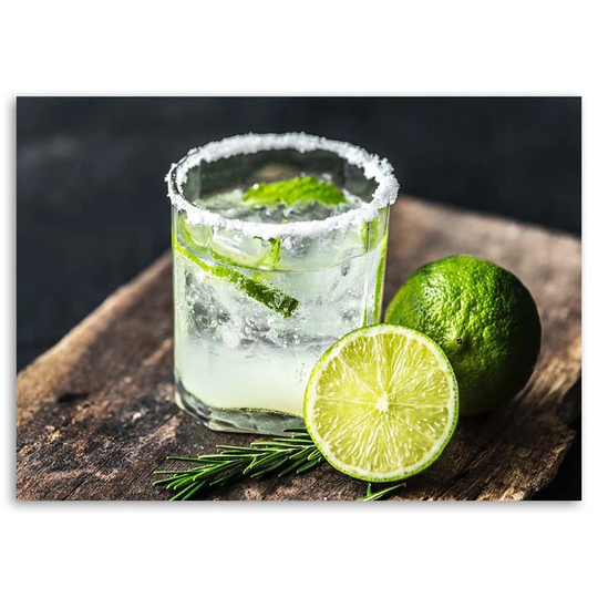 Canvas Print Lime Cocktail