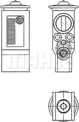 Air Conditioning Valve 8UW351234-231 by BEHR