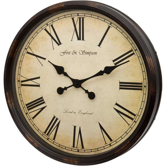 Fox and Simpson Grand Central Station 50cm Silent Wall Clock