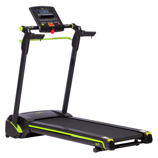 Opti Easy Fold Treadmill With Incline and Bluetooth