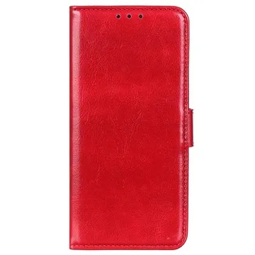 Samsung Galaxy S22 Ultra 5G Wallet Case with Magnetic Closure - Red