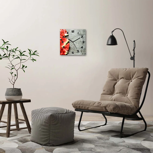 Jovetta Sliced Watermelon Silent Wall Clock