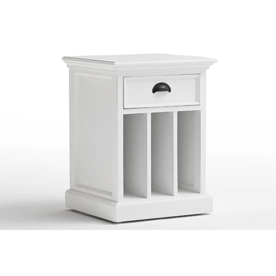 Anelle Solid + Manufactured Wood Bedside Table