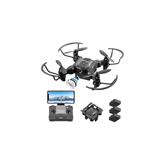 4DRC Mini Drone with 720p Camera for Kids and Adults, FPV Drone Beginners RC Foldable Live Video Quadcopter,App Control,3D Flips and Headless Mod