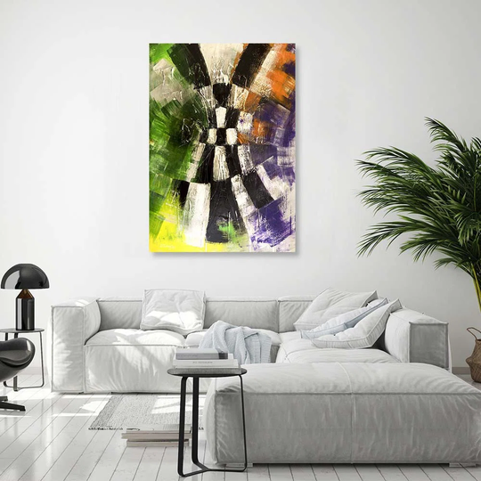 Canvas Print Abstraction Multicoloured