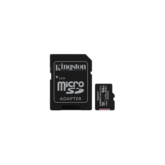 Kingston Canvas Select Plus 64GB Micro SD UHS-I (U1) Flash Card with Adapter
