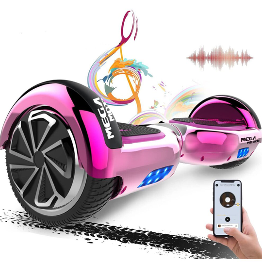(Rose) Hoverboard 6.5inch Bluetooth Gift for Kids