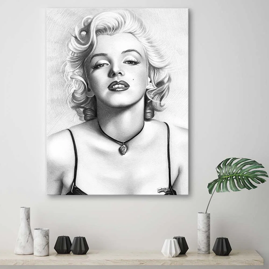 Canvas Print Marilyn Monroe Actress