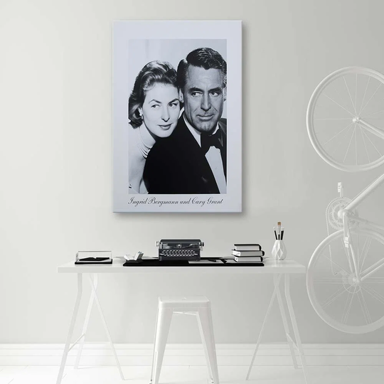 Canvas Print Ingrid Bergmann Cary Gran
