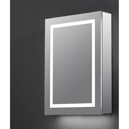 Bodily 50cm x 70cm Surface Mount Mirror Cabinet with Lighting