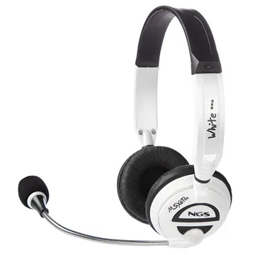 NGS MSX6 Pro Headset with Microphone - 3.5mm - White