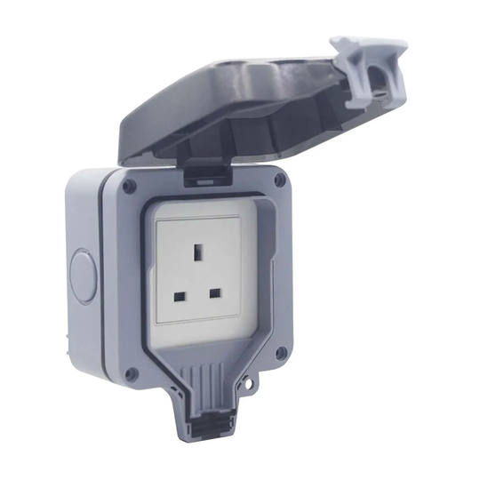 ENER-J Smart Wifi Waterproof Single Socket (ip55) White