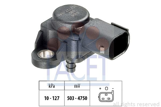 Air Pressure Sensor, height adaptation Made in Italy - OE Equivalent 103106