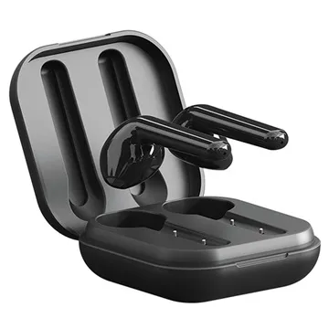 Puro Slim Pod Wireless Earphones with Charging Case - Black
