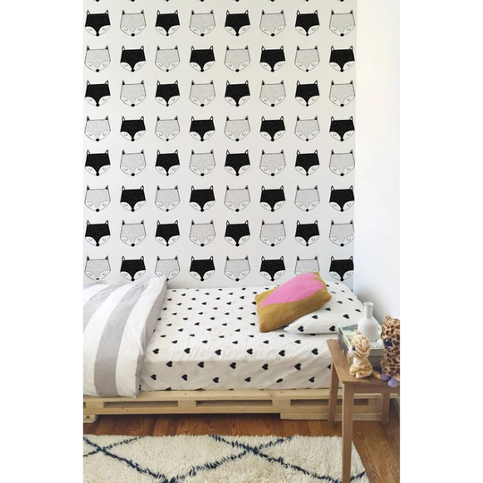 Walllpaper Roll 250X250cm Wallpaper Material With Print Kitchen Livingroom Bedroom Mural Decoration - Foxes