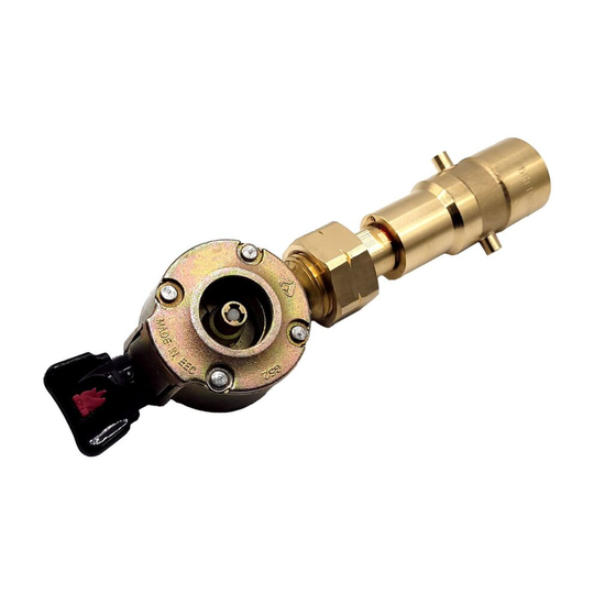 LPG Gas Bottle Refill Adapter UK Bayonet 21mm Clip On Type