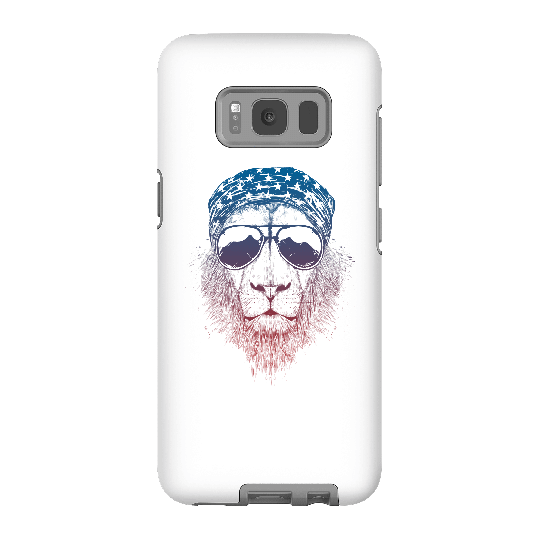 Balazs Solti Bandana Lion Phone Case for iPhone and Android - Samsung S8 - Tough Case - Matte