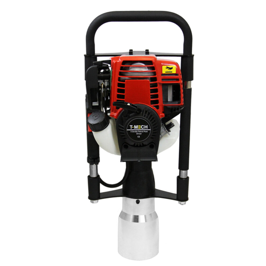 Petrol Post Driver 120mm Posts Fence Knocker 4-Stroke Picket Fencing Rammer