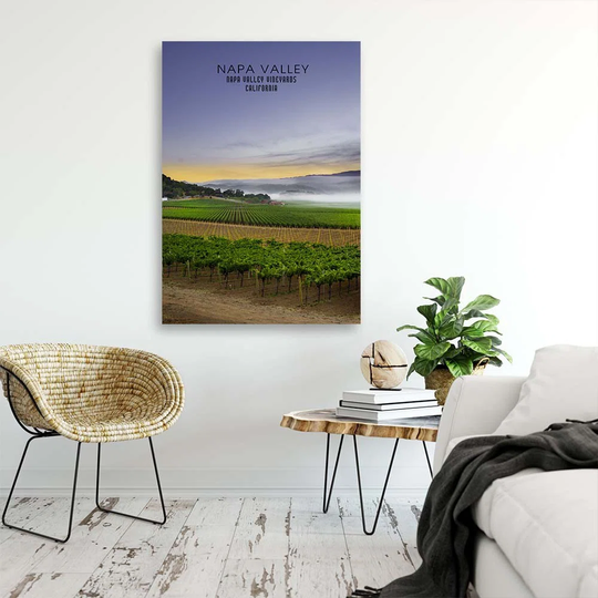 Canvas Print Napa Valley Landscape