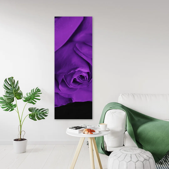 Canvas Print, Purple Flowers