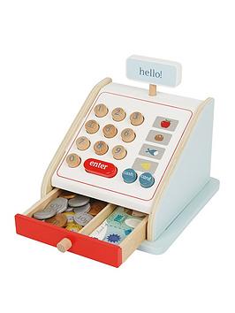 Great Little Trading Co. Wooden Till, Blue