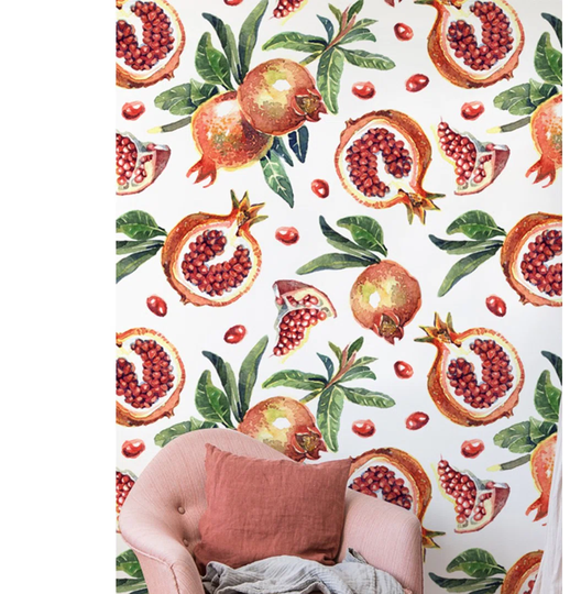 Aparna Floralfruit Vintage Wallpaper
