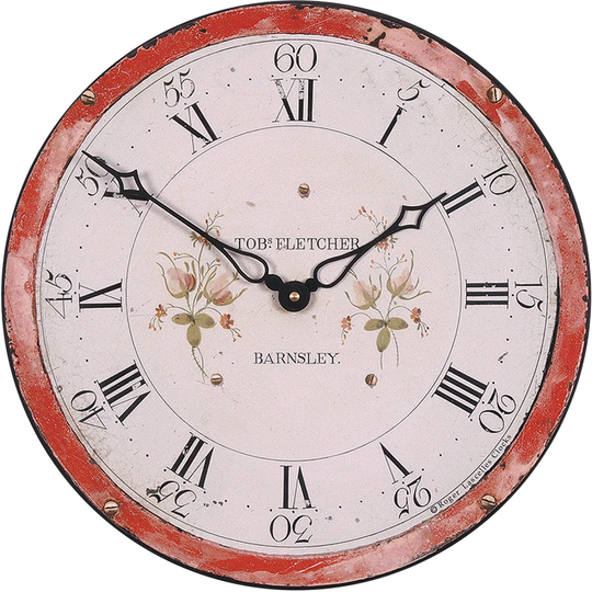 Antique Grandfather Dial 36cm Wall Clock
