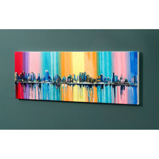 Notiz Motive Art Paintings Magnetic Wall Mounted Cork Board