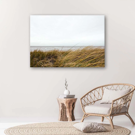 Canvas Print Beach Grass Nature Dune