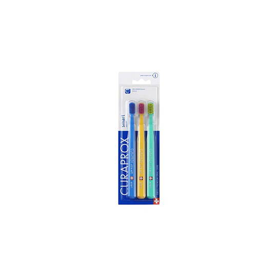 Curaprox Trio Set - Cs Smart Toothbrushes, Mixed, CSSMARTPACK