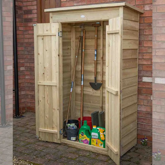 Forest Garden Pressure Treated Pent Tall Garden Store