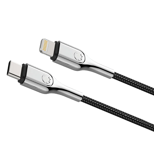 Cygnett Armoured Lightning to USB-C Cable 1M - Black